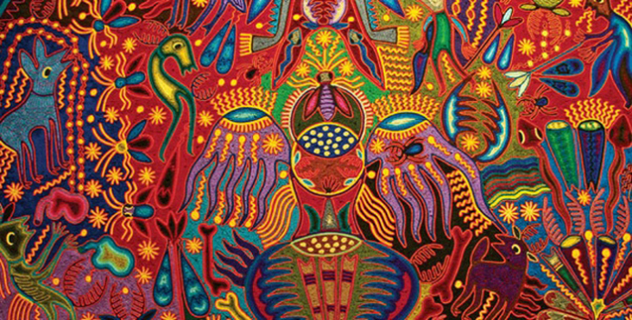 exemple d'art Huichol - mescaline