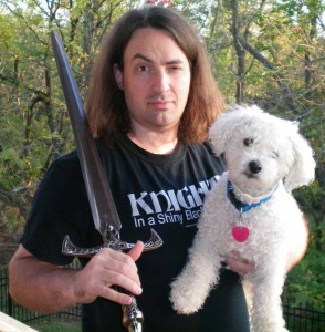 Jim Butcher and dog